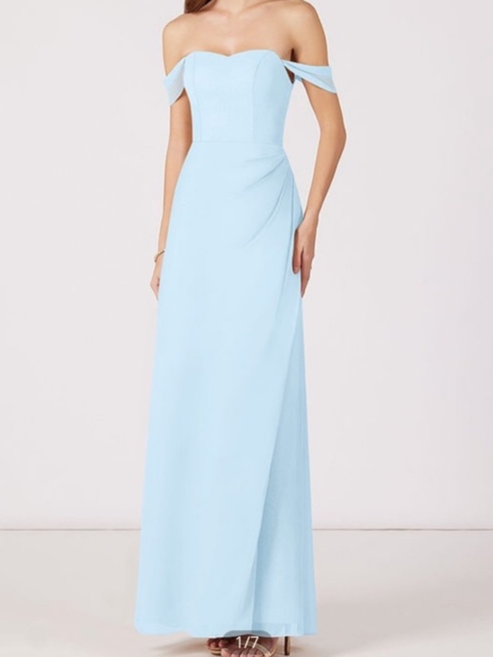 AZAZIE Jordyn Dress in Dusty Blue